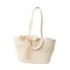 thumbnail image 2 of Bolso de mano tejido con cuerda de algodón, bolso de hombro a la moda para viajes callejeros de verano, 2 of 8