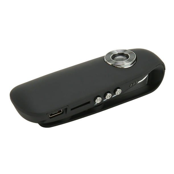 Mini Cámara Corporal Compacta HD 1080p Recargable, Grabación de Sonido, Grabación en Bucle, Cámara Portátil para Ciclismo