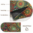 thumbnail image 6 of Retro Boho Area Rugs 5'x8', Washable Small Throw Rugs for Classroom Bedroom, Green Blue Red Ethnic Floral Geometric Abstract Indoor Outdoor Rug Non-Slip Low Pile Carpet Runner Reversible Floor Mats, 6 of 8