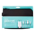 thumbnail image 3 of UT Wire UTW-PKT3-BK 6 x 9 in. Pocket for Travel Cord Storage, Black, 3 of 5