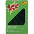 thumbnail image 2 of Scotch Brite 3M Heavy Duty Scouring Pads 6"X 9" Heavy Duty Scouring Power Of Scotch-Brite (20 Pack), 2 of 5