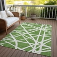 thumbnail image 6 of Addison Rugs Chantille Indoor/Outdoor Transitional Geometric Green Washable Rectangle Rug, 9' x 12', 6 of 6