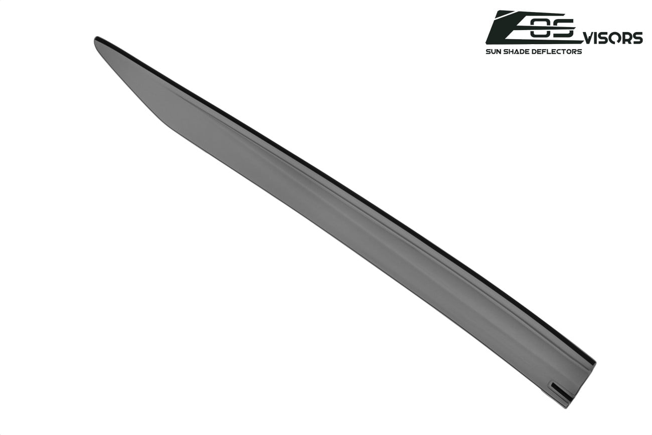 Extreme Online Store Replacement For 2016-2022 Toyota Prius & Prius Prime | EOS Visors JDM MUGEN Style SMOKE TINTED Side Vents Rain Guard Window Deflectors