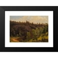 thumbnail image 2 of Marcus Larson 18x14 Black Modern Framed Museum Art Print Titled - Woodland Pool in Sunshine (1853), 2 of 5