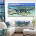 thumbnail image 1 of Eaux Tropicales Turquoise - Œuvre d'Art Moderne sur Toile de Paysage Marin, 1 of 3