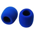 thumbnail image 1 of Cubierta de Micrófono de Espuma de Parabrisas de Micrófono Azul de 2 Piezas Cubierta de Sunnimix Instrumentos musicales, 1 of 8
