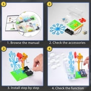STEM Robotics Kit, 6 Set Electronic Science Experiments Projects for Kids, Boys Toys Ages 7 8 9 10 11 12 Years Old, Physics Stimulated, DIY Engineering Robotic Building Kits for Boys