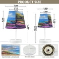 thumbnail image 3 of Flower Seacoast Desk Lamp LED Table Nightstand Lamps with 3 Color Temperatures for Home Bedroom Living Room Decor 6x11, 3 of 8