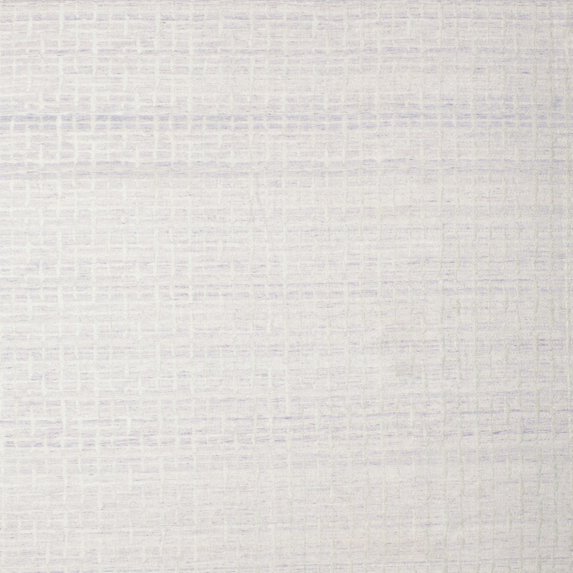 Ahgly Company Indoor Square Contemporary Dark White Beige Solid Area Rugs, 5' Square