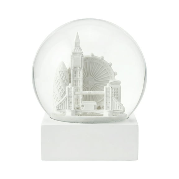 White London Snow Globe 4.75 Inches