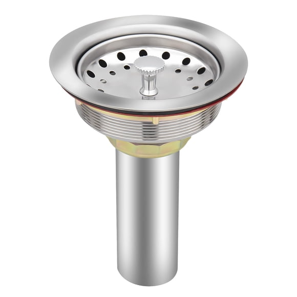 Kit de desagüe para fregadero de cocina Uni-Green de acero inoxidable de 8,9 cm