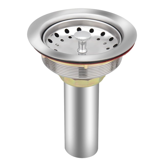 Kit de desagüe para fregadero de cocina Uni-Green de acero inoxidable de 8,9 cm