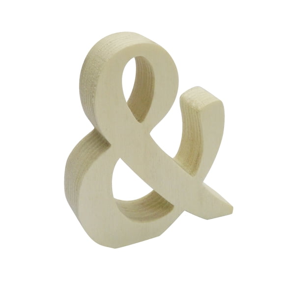 12 Pack: 3" Chunky Wood Letter by Make Market