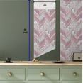 thumbnail image 5 of Ambesonne Chevron Peel & Stick Wallpaper for Home, Marble Zigzag Pattern Art, 13"x36", Dried Rose and Soft Pink, 5 of 5