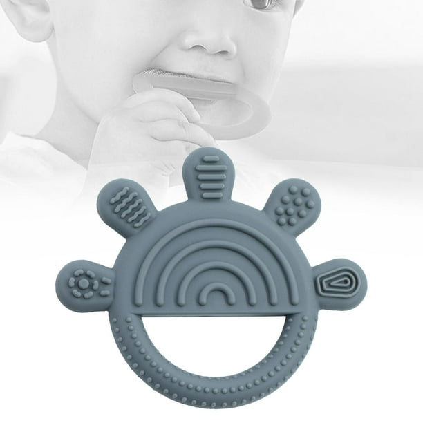 Juguete de dentición de silicona para las encías bebés, juguete