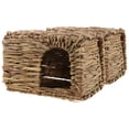 thumbnail image 2 of 2PCS Grass House Foldable House Small Animal Hideaway Guinea Pigs Rabbit House Indoor Outdoor Bunny Hideout Grass Rabbit Bed, 2 of 8