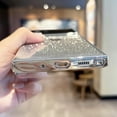 thumbnail image 6 of Compatible with Samsung Galaxy Note 20 Ultra Plating Cute Heart Phone Case,Gradient Glitter Bling Clear Case Women Full Camera Lens Protection Soft Cover (Black, Samsung Galaxy Note 20 Ultra), 6 of 12