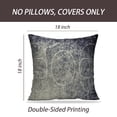 thumbnail image 2 of LALILO Throw Pillow Covers Basketball Grunge Basketball Ball Cushion Cover 18" x 18", 2 Pack, 2 of 6