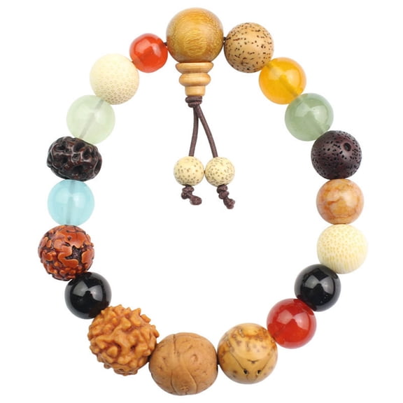 Nature Bodhi 18 Style Beads Bracelets for Women Men Fashion Rudraksha Bracelets