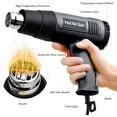 thumbnail image 3 of Heat Gun With 4 Original Nozzles 2000W Professional Hot Air Gun 50℃- 600℃ Variable Temperature Control with 3-Temp Settings, Overload Protection, Double Heating Wire Fast Heating, 3 of 10