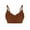 Khaki, variant on Cavosen Plus Size Sports Bras for Women Seamless Wireless Supportive Bras Push Up Full Coverage Bralettes Spaghetti Strap Back Smoothing Underwear