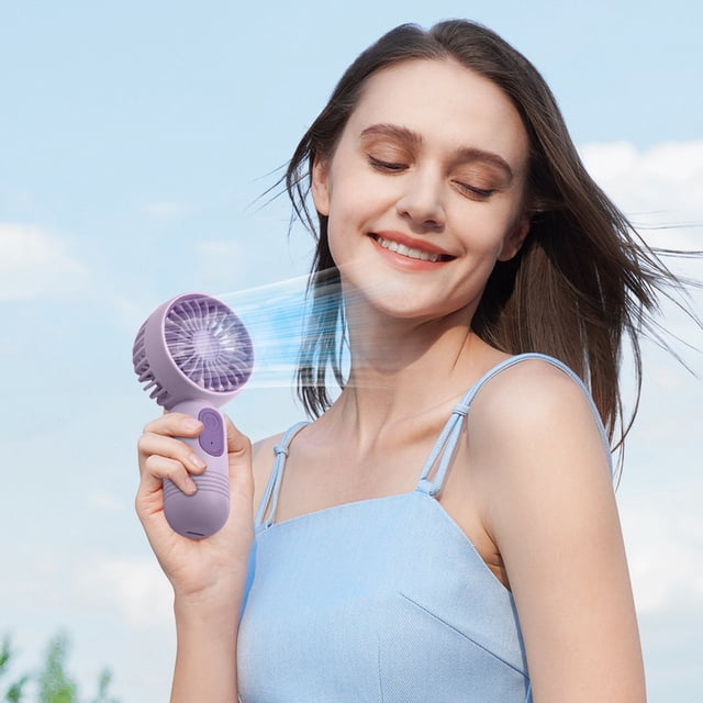 ICQOVD Portable Fan Adjustable Fan Small Fan USB office Outdoor Fan for Travel