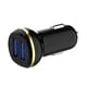thumbnail image 2 of Sidaley de teléfono para coche de 2 puertos, adaptador de carga rápida Universal 3.1A para coche, adaptador de corriente USB Dual, Paneles de instrumentos para automóviles Negro, 2 of 6