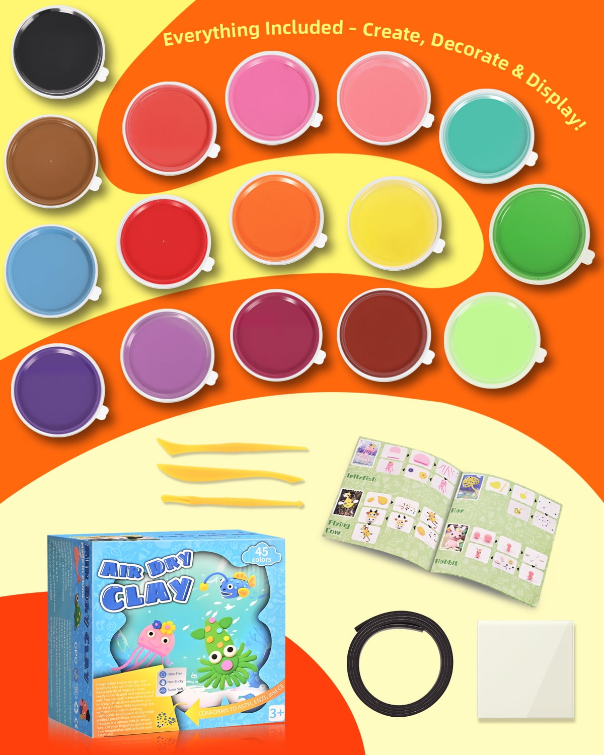 Magnetic Art Dry Clay