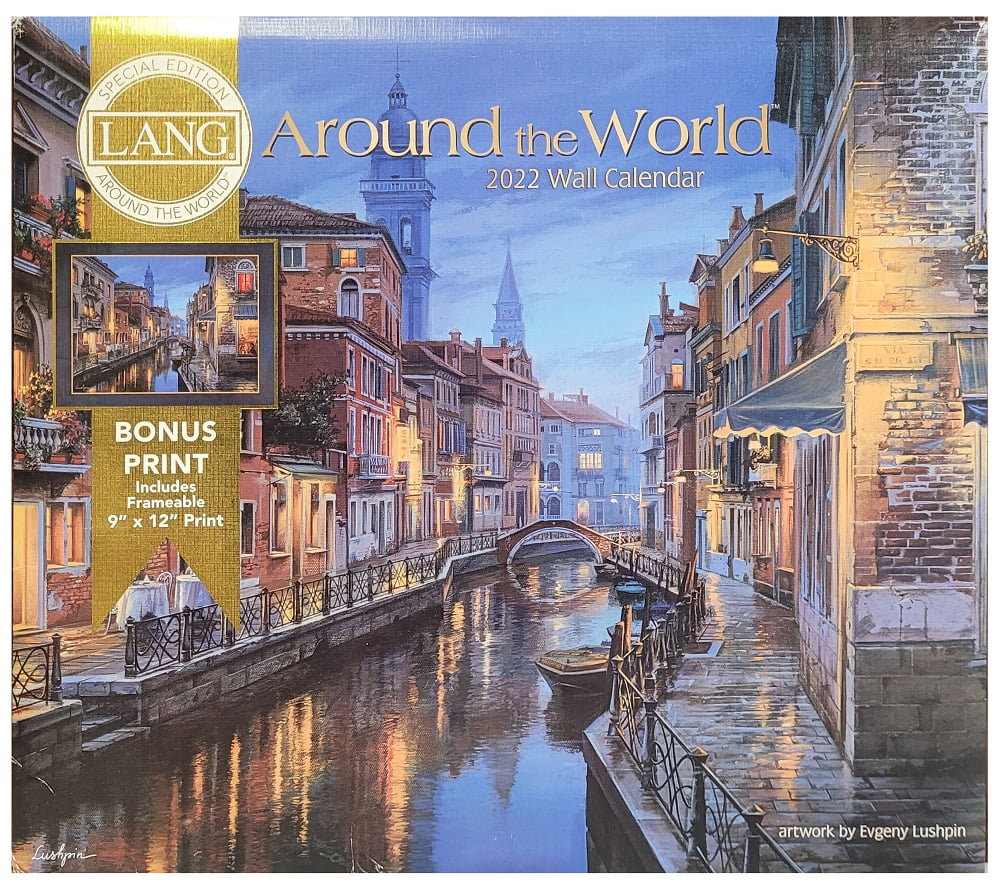 lang-around-the-world-2022-wall-calendar-with-bonus-print-walmart