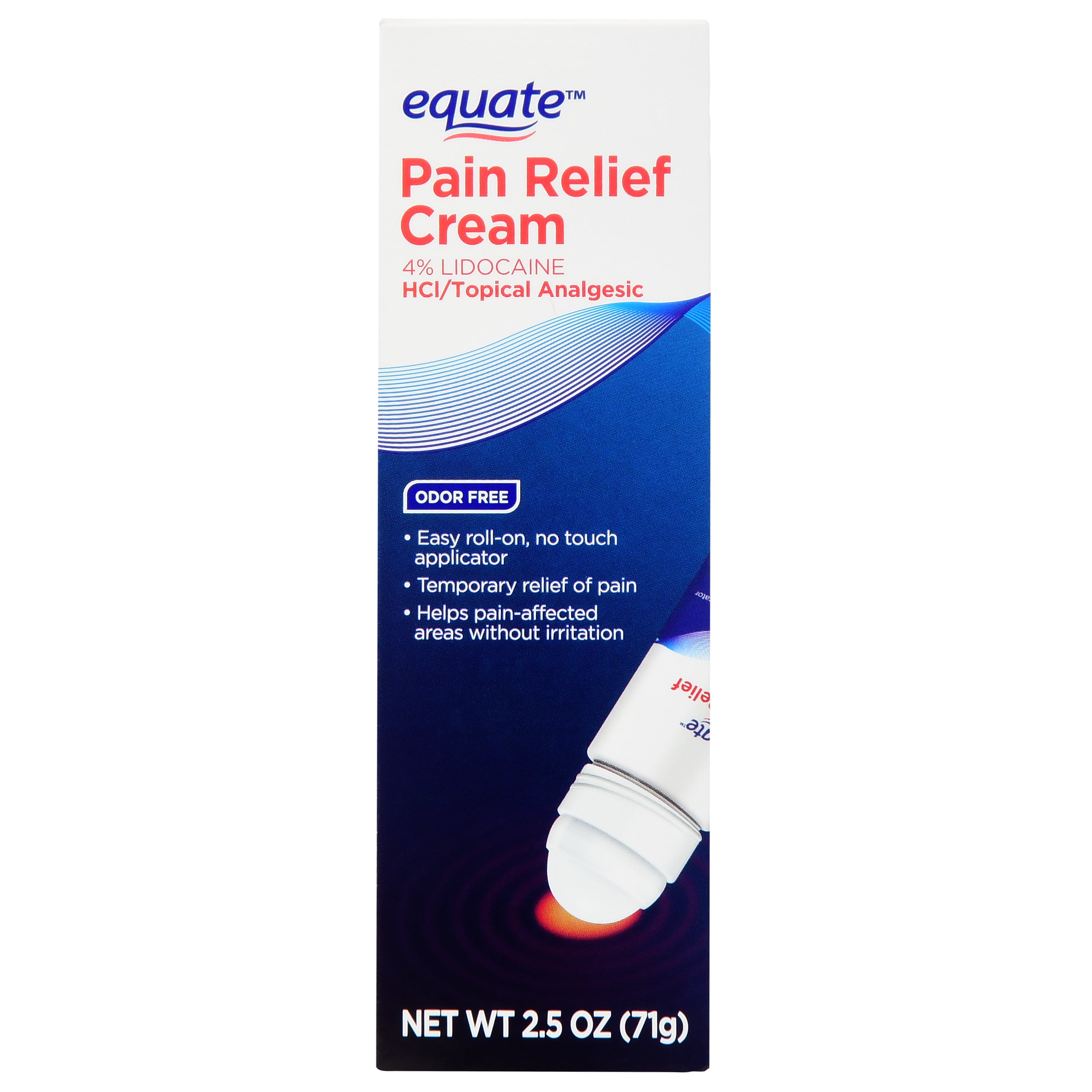 Equate Pain Relief Cream, 2.5 Oz.