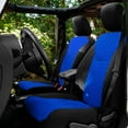 thumbnail image 3 of For 2007-2017 Jeep Wrangler JKU 4 Door FH Group Neoprene Waterproof Custom Fit Car Seat Covers Front Set - Blue, 3 of 6