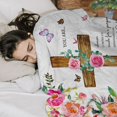 thumbnail image 4 of Christian Gifts for Women, Inspirational Birthday Gifts for Women Friends, Religious Gifts for Christian Women, Spiritual Gifts for Women Faith, Biblical Bible Gift Throw Blanket 60 x 50 Inch, 4 of 6