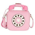 thumbnail image 2 of Bolso Bandolera Baoblaze de Cuero PU en Forma de Teléfono Rosado, 2 of 8