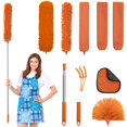 thumbnail image 1 of JEHONN Cobweb Duster with Extension Pole 96 inches, 8 PCS Extendable Long Handle Microfiber Feather, 1 of 7
