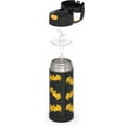 thumbnail image 4 of Thermos Kids Stainless Steel Funtainer Water Bottle with Straw, Leak-Proof, Dishwasher Safe, Batman, 14 oz, 4 of 9