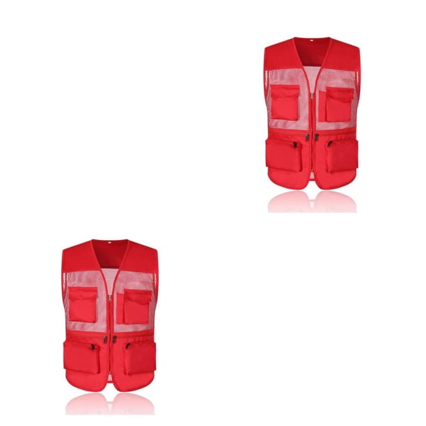 Chaleco de pesca Soidarity NERIES Rojo/XXXL