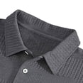 thumbnail image 4 of BXINGOHAI Men's Short Sets Outfits 2 Piece Summer Tracksuit Short Sleeve Shirt and Shorts Set Casual Sport Suit Clearance Sale Gray,M, 4 of 6