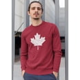 thumbnail image 4 of Canada Sweatshirt Canadian Maple Leaf Flag Country Pride Pullover Fleece Crewneck Sweater, 4 of 9