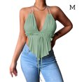 thumbnail image 4 of Chaleco camisola sexy Qarigey estética espalda descubierta para niñas adolescentes Crop Top verano playa M, 4 of 5