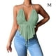 thumbnail image 4 of Chaleco camisola sexy Qarigey estética espalda descubierta para niñas adolescentes Crop Top verano playa M, 4 of 5