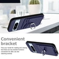 thumbnail image 5 of Allytechgroup Google Pixel 8 Pro Wallet Case for Women Men, Premium PU Leather Shockproof Hand Wrist Slim Fit Back Cover Phone Case for Google Pixel 8 Pro, Blue, 5 of 6