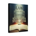 thumbnail image 6 of Scripture Walls  Book of the Law Joshua 1:8  Bible Verse Canvas Christian Wall Art Ready to Hang Unframed, 6 of 20
