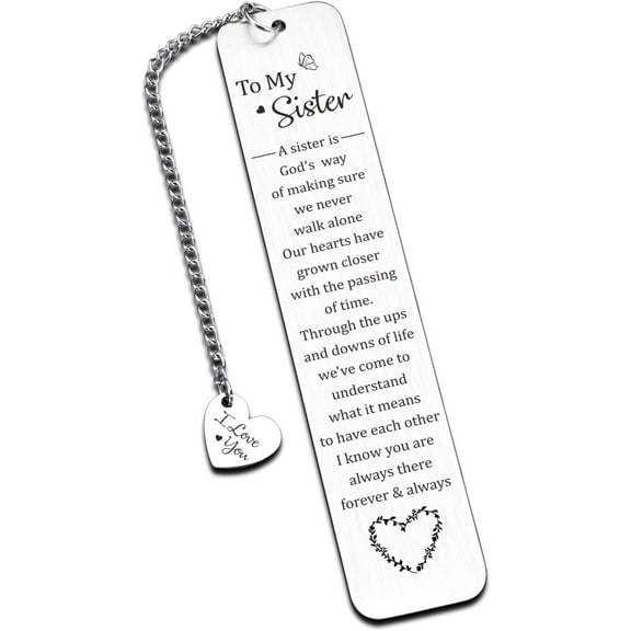 Inspirational Bookmark for Sister Gifts for Sister Her, small