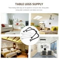 thumbnail image 3 of BESTYASH 1Set Folding Table Legs U Shape Metal Folding Brackets for Furniture Durable Iron and ABS in Assorted Colors, 3 of 8