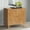 Brown, variant on GDF Studio Storage Accent Cabinet with 2-Door for Living Room Bedroom Dining, Adjustable Shelf, Navy Blue