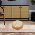 thumbnail image 6 of hengtong Round Tatami Floor Cushion Breathable Meditation Cushion Tea Ceremony Pad Tatami Khaki, 6 of 9