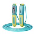 thumbnail image 1 of Cuerda de saltar para niños, ajustable, cómoda, equipo de fitness con contador para deportes al libre, regalo de entrenamiento para niñas y niños Azul claro, 1 of 8