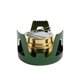 thumbnail image 5 of Mini estufa de alcohol para mochileros, quemador de alcohol de latón liviano con soporte de aluminio para acampar, caminar y hacer picnic (verde), 5 of 5