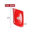 thumbnail image 4 of For BMW 3 Series E46 M3 98-04 ABS Red Replacement Steering Wheel VO Button Cover, 4 of 11