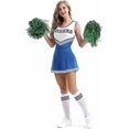 thumbnail image 2 of 12 Pack Pom Poms Cheerleading Metallic Foil Cheer Pom Poms With Plastic Handles For Cheering Squard Team Spirit Sports, 2 of 3
